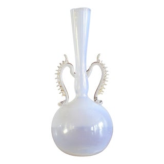 Venetian Murano Glass Vase, 1950s For Sale