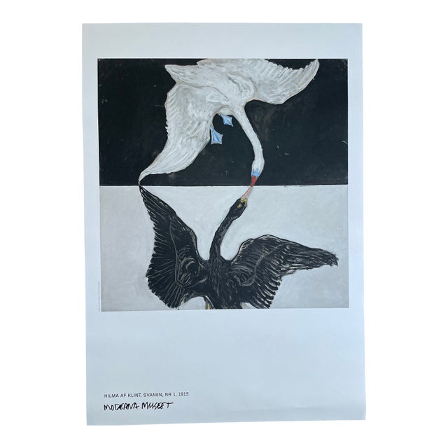 Hilma Af Klint (1862-1944), Svanen. Nr 1, 1915, Copyright Stiftwlsen Hilma Af Klints Verk 2022 Reproduction, Printed in Sweden For Sale