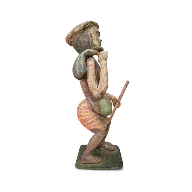 Burmese Artist, Shaman, Late 1800s, Wood For Sale - Image 8 of 8