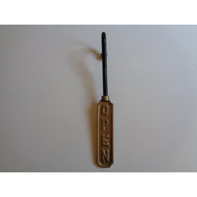 Vintage Fireplace Damper Flue 'Open or Closed' Sign Chairish