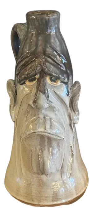 Southern Folk Art Face Jug by Dal Burtchaell