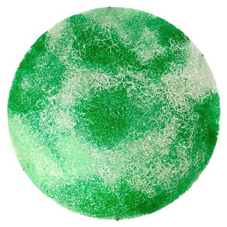 Italian Green Polycarbonate Circular Wall Lamp by Jacopo Foggini For Sale