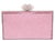 2020s Judith Leiber Rose Quartz Crystal Minaudiere Evening Clutch Shoulder Bag For Sale - Image 9 of 10