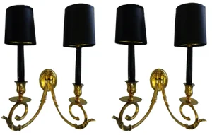 Vintage French Louis XV Sconces - Pair