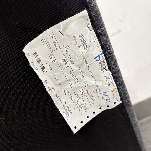 Room & Board Mayer Two Piece Sofa in Flint Charcoal For Sale - Image 11 of 12