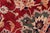 Shabby Chic Shabby Chic 1990's Floral Pak-Persian Red/Blue Wool Rug - 9'0'' X 12'5'' For Sale - Image 3 of 9