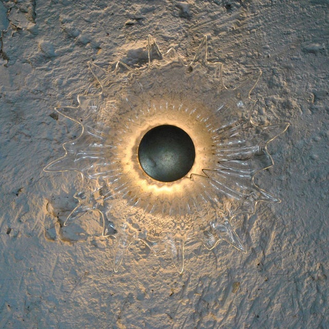 Glass Sconce, 1960s For Sale - Image 6 of 8