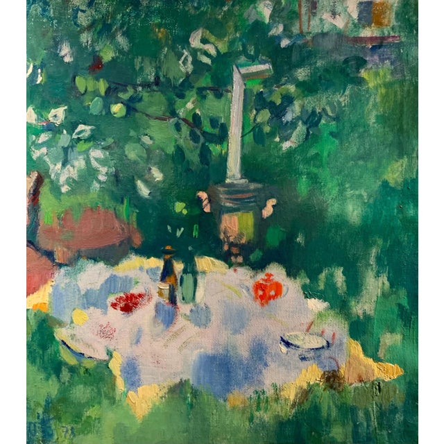 Samovar, Breakfast on the lawn, green, we send the work anywhere OLGA BOGAEVSKAJA (Moscow, 1916 – St. Petersburg, 2000)...