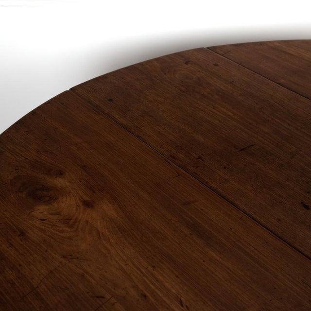 Geo II Walnut Drop Leaf Dining Table, 1740 For Sale - Image 3 of 12