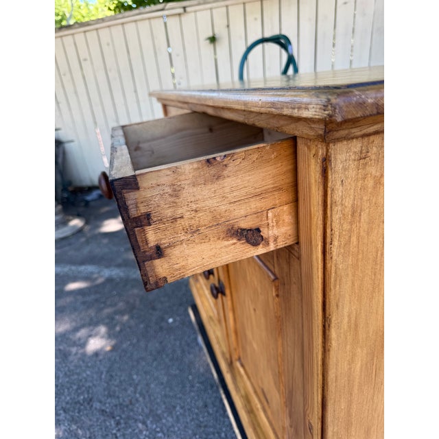 Mid 19th Century 19th Century English Pine Cupboard For Sale - Image 5 of 13