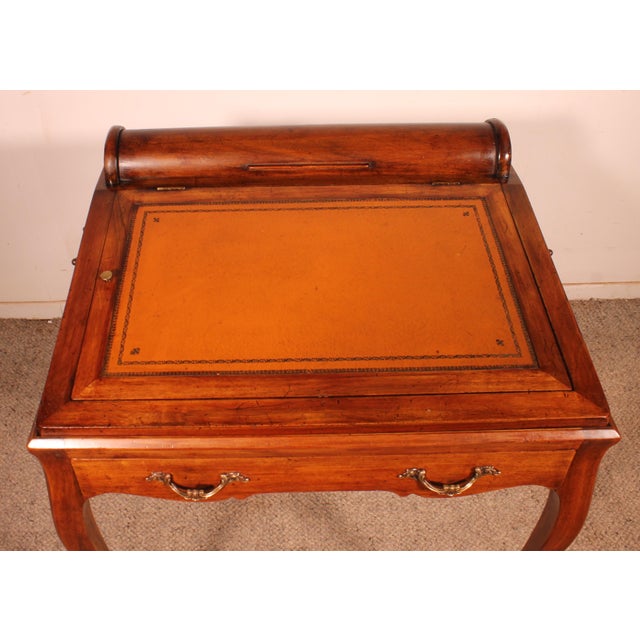 Napoleon III Walnut Desk or Games Table For Sale - Image 12 of 13