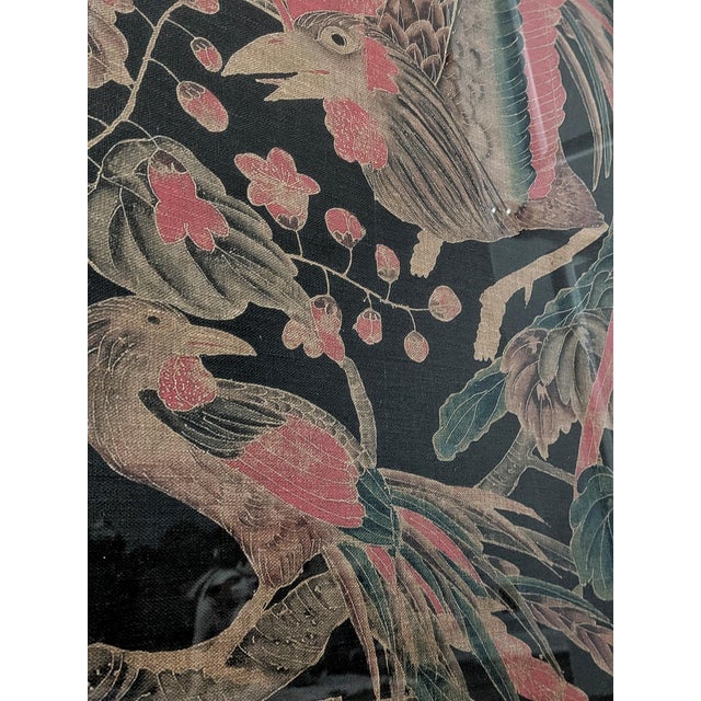 Mid 19th Century Authentic Hand-Painted 19th-Century Japanese Textile For Sale - Image 5 of 6