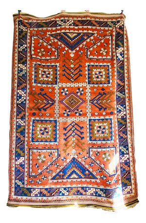 Mid-Century Ezine Rug, 1950s