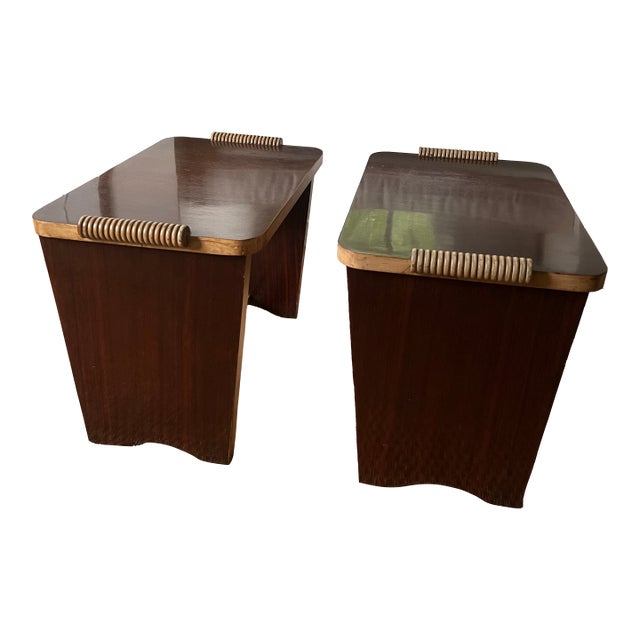 Pair of 1940s Italian Stools For Sale