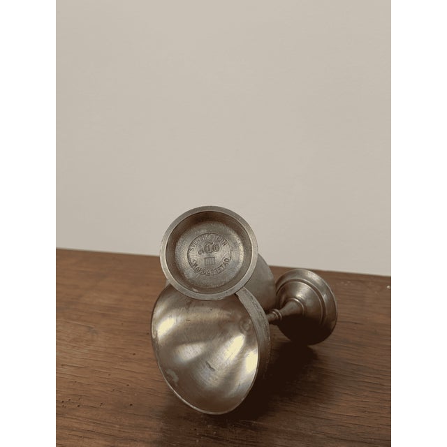 Handcrafted Pewter Goblets by Svenskt Tenn, Set of 2 For Sale - Image 5 of 8