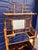 An exquisite Asian influenced Bamboo Etagere, probably of English origin, circa 1860-80, with a pagoda top and inset...
