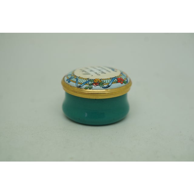 Halcyon Days Enamel Mothers Are the Best Thing Ever Invented Trinket Pill Box For Sale - Image 4 of 10