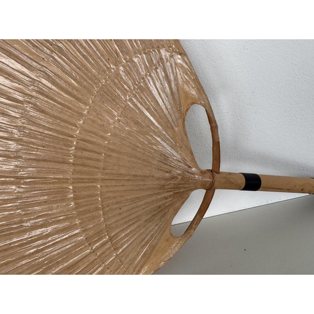 Large Organic Uchiwa Wall Sconces by Ingo Maurer for M Design, Germany, 1973, Set of 2 For Sale - Image 16 of 18