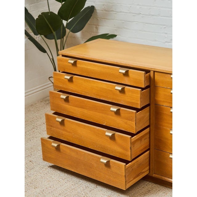 Mid 20th Century Mid 20th Century Styled After Edward Wormley Ten Drawer Dresser For Sale - Image 5 of 12