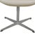 Tall Swan Chair in White Leather from Arne Jacobsen For Sale - Image 12 of 15