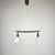 Brown Mid-Century Modern Scandinavian Teak and White Glass Double Pendant Light, 1960s For Sale - Image 8 of 9