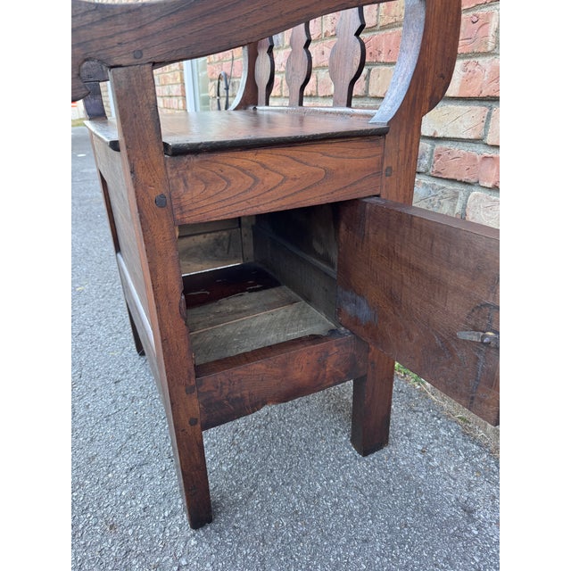French 18th Century French Banc De Chimney / Fire Place Bench For Sale - Image 3 of 10