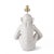 This is a 1970s Blanc de Chine style Italian ceramic monkey form lamp in very good condition. It is in working order.