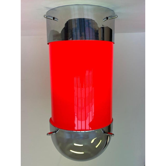 Mid-Century Modern Mid-Century Modern Hotel Design Ceiling Lamp, 1970s For Sale - Image 3 of 11