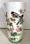 Green Tall Italian Hand Painted Floral and Bird Porcelain Umbrella Stand For Sale - Image 8 of 10
