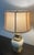 Mid 20th Century Vintage Stiffel Hollywood Regency Style Brass & Cream Porcelain Table Lamps- A Pair For Sale - Image 5 of 18