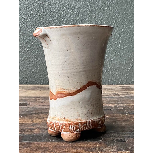 Vintage Original Splatter Studio Pottery Vase For Sale - Image 10 of 12