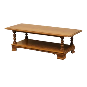 Ethan Allen Heirloom Nutmeg Maple Colonial Early American 50" Accent Coffee Table 10-8640