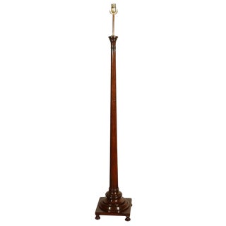 Floor Lamp with Turned Central Column For Sale