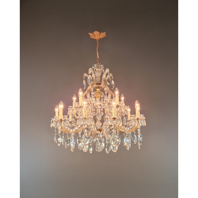For sale is a stunning antique chandelier that has been professionally restored in Berlin. The chandelier has been...