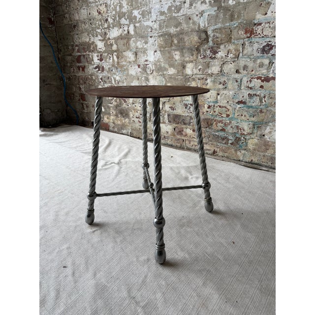 Classical Roman Vintage Circus Elephant Pedestal Stool / Side Table For Sale - Image 3 of 7