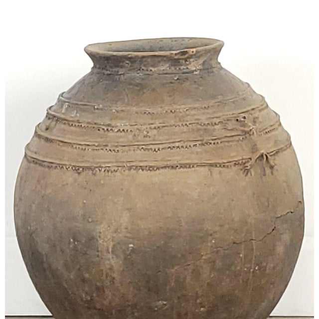 Asian Large Indonesian Earthenware Water Jug, 19th Century or Earlier For Sale - Image 3 of 12