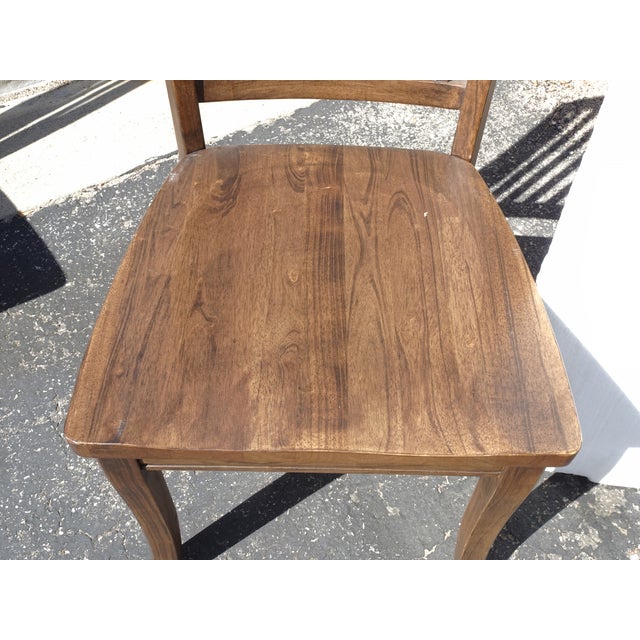 Set of Six Vintage Bassett Furniture Dining Room Chairs Mission Style For Sale - Image 12 of 18