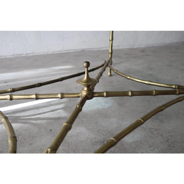 Maison Bagues Faux Bamboo Coffee Table For Sale In Las Vegas - Image 6 of 8