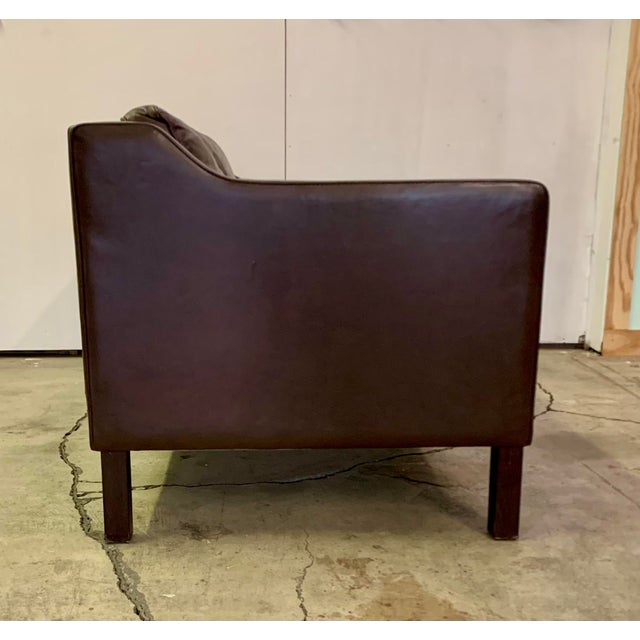 Animal Skin 1960s 2-Seat Sofa Attributed to Børge Mogensen for Fredericia For Sale - Image 7 of 12