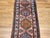 Vintage Persian Serab Runner, Hand-Knotted Wool, Geometric Medallion Pattern, Ivory & Blue, 3x11 For Sale - Image 10 of 14