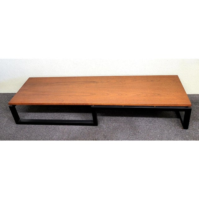 Vintage Baker Low Profile Coffee Table Designed by Paul Tuttle for Baker Furniture Co. It can be used as a bench or a...