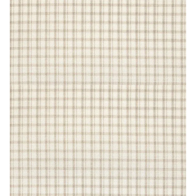 Traditional Sample - The House of Scalamandré Astor Check Fabric, Sand For Sale - Image 3 of 3