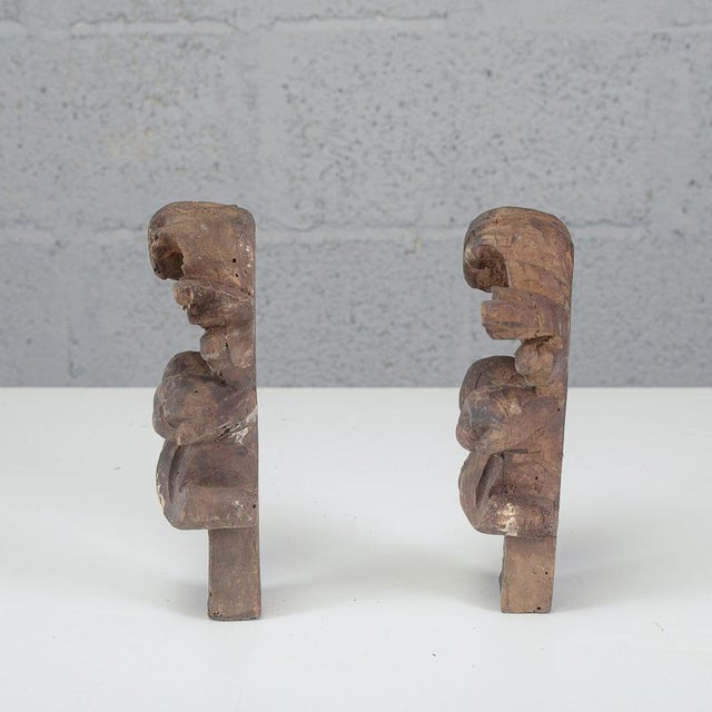 Antique Carved Decorations, 1700s, Set of 2 For Sale - Image 6 of 8