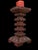 Tan Mid-Century Brutalist Candlestick in Wood, 1950s For Sale - Image 8 of 8