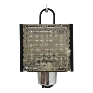 Small Modernist Lantern Sconce from Raak, the Netherlands, 1970s For Sale