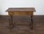 Brown English Georgian Period 1800s Walnut Table with Drawer and Turned Baluster Legs For Sale - Image 8 of 12