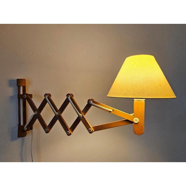 Mid-Century Modern Swedish Scissor Wall Lamp from Ikea, 1979 For Sale - Image 11 of 16