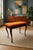 Brown Mahogany Piano Stool in Orange Corduroy with Storage, 1950s For Sale - Image 8 of 10