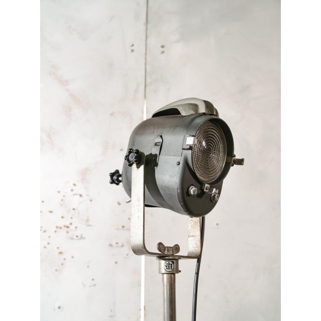 Fresnel Theater Projector Floor Lamp from Lita, France, 1950s For Sale - Image 13 of 18
