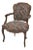 Louis XV Style Carved Walnut Armchair For Sale